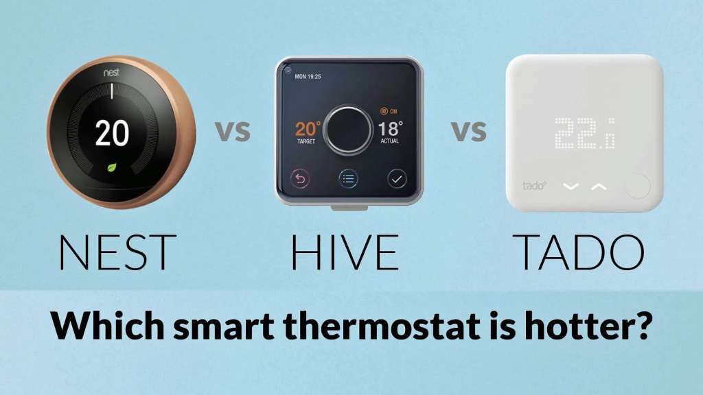 nest, hive and tado thermostats for V post
